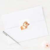 Autocollant Cocker Spaniel, Art Canin (Enveloppe)