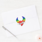 Autocollant Coeur ailé DeColores Palanca (Enveloppe)