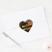 Autocollant Coeur Cowboy (Enveloppe)