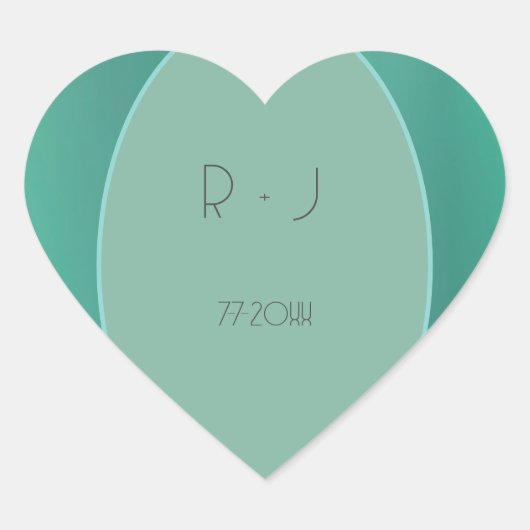 Autocollant Cœur Magnifique (Devant)