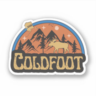 Autocollant Coldfoot, Alaska
