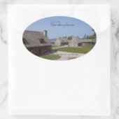 Autocollant colonial Michilimackinac (Sac)