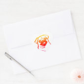 Autocollant coloré (Enveloppe)