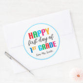 Autocollant coloré de 1ère année (Enveloppe)