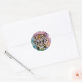 Autocollant coloré en aquarelle (Enveloppe)