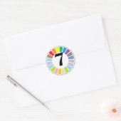 autocollant coloré numéro 7 (Enveloppe)