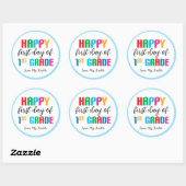 Autocollant coloré pour l'école primaire 1re année (Feuille)