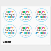 Autocollant coloré pour l'école primaire 2e année (Feuille)