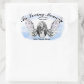 Autocollant commémoratif - Ajouter une photo (Sac)