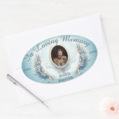 Autocollant commémoratif - Ajouter une photo (Enveloppe)
