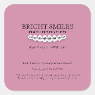Autocollant commercial Orthodontiste Orthodontique