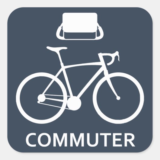 Autocollant Commuter Vélo (Devant)