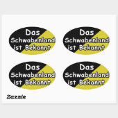 Autocollant connu de Schwaebisch (Feuille)