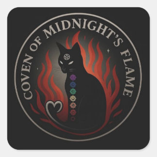 Autocollant Conventicule de la Flamme de Minuit