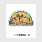 Autocollant Cooper Landing, Alaska (Feuille)