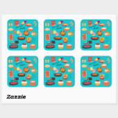 Autocollant coréen SEOULFOOD (Feuille)