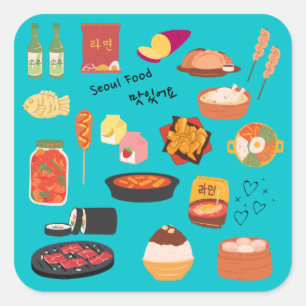 Autocollant coréen SEOULFOOD