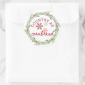 Autocollant Country comme Cornbread (Sac)
