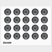 Autocollant Couronne Céleste avec Étoiles (Feuille)