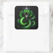 Autocollant Couronne Cobra Roi (Sac)