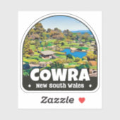Autocollant Cowra, NSW Australie (Feuille)