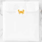 Autocollant Crabe Jaune (Sac)