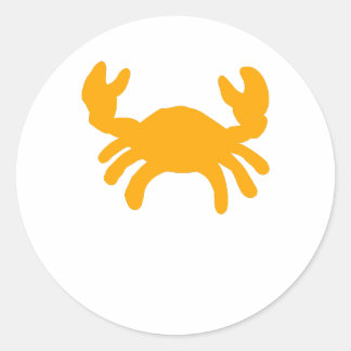 Autocollant Crabe Jaune
