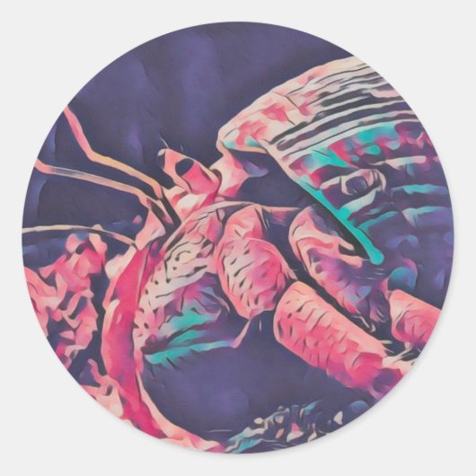 Autocollant Crabe Solitaire (Devant)