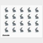 Autocollant Craft Argent Joyeux (Feuille)