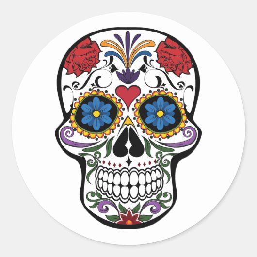 Autocollant crâne (Devant)