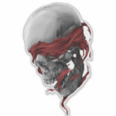 Autocollant crâne (Devant)