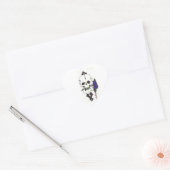Autocollant crâne Rose pourpre (Enveloppe)