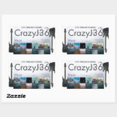 Autocollant CrazyJ36 (Feuille)