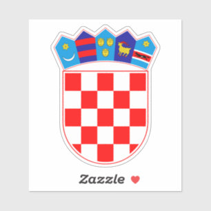 Autocollant croate Hrvatski Grb