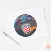 Autocollant Croatie (Enveloppe)