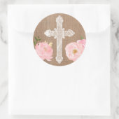 Autocollant croisé saint, croix blanche avec les (Sac)