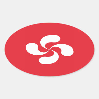 Autocollant Croix Basque "Lauburu"