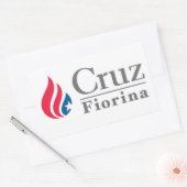 Autocollant Cruz/Fiorina 2016 (Enveloppe)