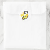 Autocollant CTR de voiture jaune RUF (Sac)