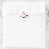 Autocollant « Cuisiné avec Amour » (Sac)