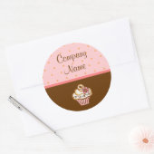 Autocollant Cupcake (Enveloppe)