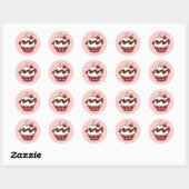 Autocollant Cupcake (Feuille)
