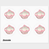 Autocollant Cupcake (Feuille)