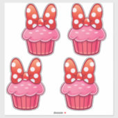 Autocollant Cupcake (Feuille)