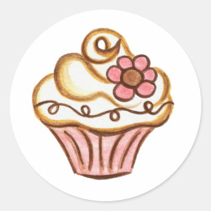 Autocollant Cupcake