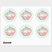 Autocollant Cupcake (Feuille)