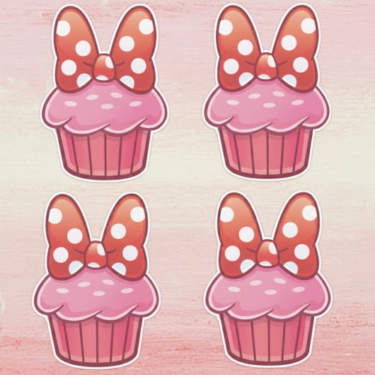 Autocollant Cupcake