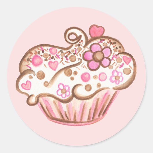 Autocollant Cupcake (Devant)