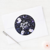 Autocollant Cute Gamer Ghost Zero Doss - Cod esthé (Enveloppe)