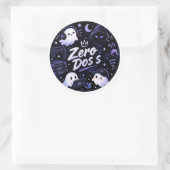 Autocollant Cute Gamer Ghost Zero Doss - Cod esthé (Sac)